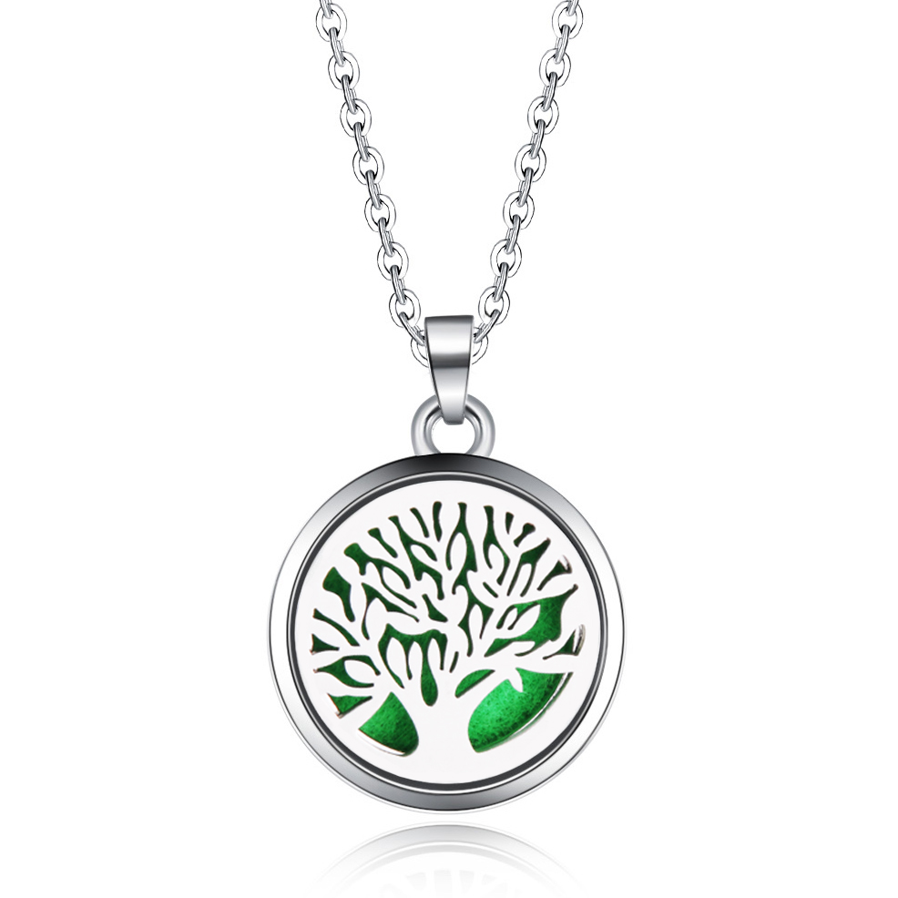 Halskette Baum des Lebens für Ätherische Öle, Diffuser Halskette  Aromatherapie –